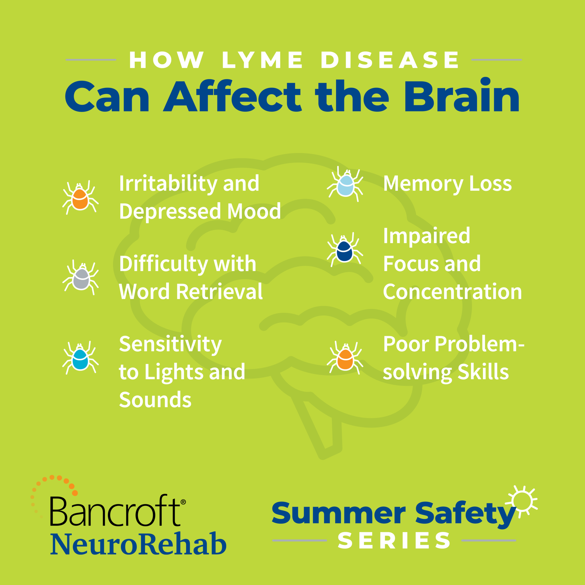 A Little Bite Can Go A Long Way Cognitive Effects of Lyme Disease