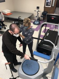 Matt Collura in Physical Therapy at Bancroft NeuroRehab